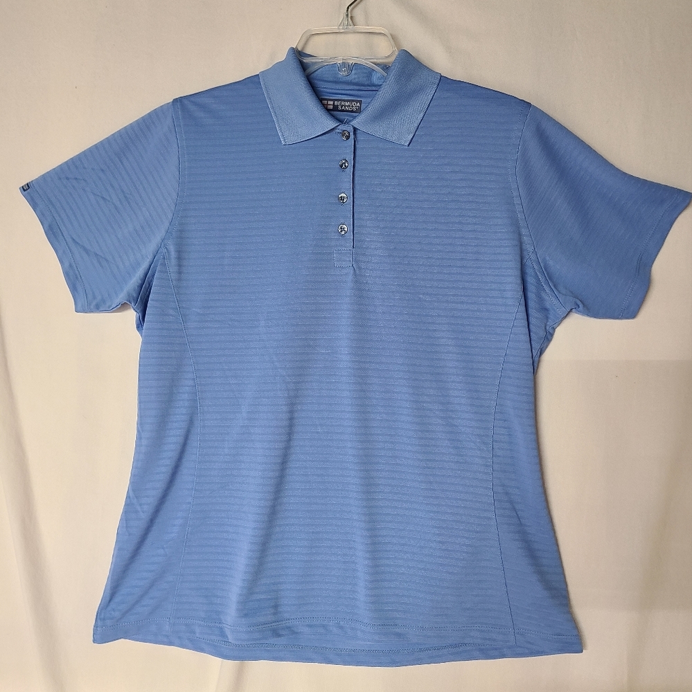 NWOT Bermuda Sands Large Short Sleeve 4 Button Collared Golf Polo